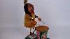 Marx Toys Vintage Battery Operated Indian Drummer Tin Toy