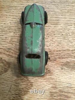 Marx Tricky Taxi Wind Up Tin Toy Green Tin Wind Up Vintage Toy & Police Car