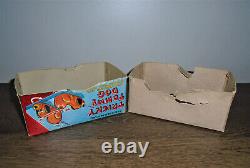 Marx Tricky Tommy Tin Mechanical Windup Dog Vintage Japan With Original Box