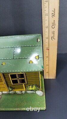 Marx Vintage 1950's Tin Litho Army Headquarters Training Center-45mm G1 Men