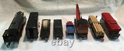 Marx Vintage Pre-War CP Freight Set 3000 Engine with6 cars including a dump truck
