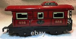Marx Vintage Pre-War CP Freight Set 3000 Engine with6 cars including a dump truck