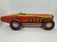 Nice Vintage 1930's Large Marx 13 Tin Litho Wind Up Speed Racer