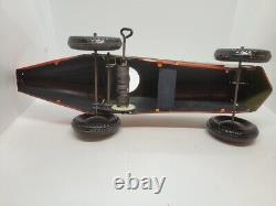 Nice Vintage 1930's Large Marx 13 Tin Litho Wind Up Speed Racer