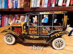 Nice Vintage 1950 Marx Tin Litho Wind Up Jalopy