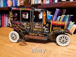 Nice Vintage 1950 Marx Tin Litho Wind Up Jalopy