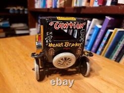 Nice Vintage 1950 Marx Tin Litho Wind Up Jalopy