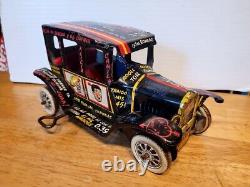 Nice Vintage 1950's Marx Plastimarx Tin Litho Wind Up Archie's Jalopy