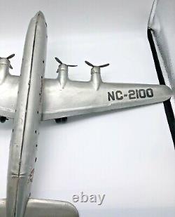 Original Marx 1950 American Airlines Nc2100 Vintage Tin Airplane Toy
