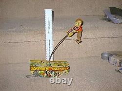 Original Vintage MARX Tin Litho Wind up ACROBATIC MARVEL Vintage Toy Working