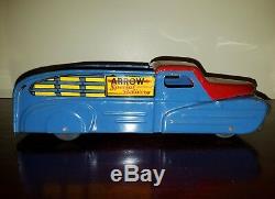 Original vintage marx arrow special delivery pressed steel toy truck tin toy lot