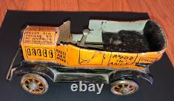 PARTS REPAIR VTG 1930s Louis Marx Tin Litho Windup Amos N Andy Fresh Air Taxi