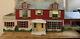 RARE Marx Vintage Tin Litho Colonial Mansion Dollhouse Assembly Inst & Furniture