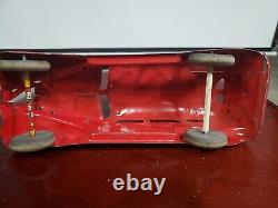 RARE VINTAGE Wyandotte Marx Pressed Steel Coupe Original Tin Toy Lot