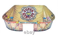 RARE Vintage MARX SUPER CIRCUS Tent, 1950s Tin Toy Lithograph / Circus TENT only