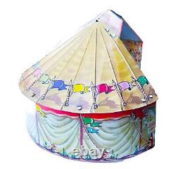 RARE Vintage MARX SUPER CIRCUS Tent, 1950s Tin Toy Lithograph / Circus TENT only