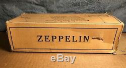 RARE Vintage Marx 10 Flying Zeppelin Tin Wind-up Original Box
