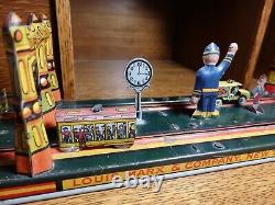 Rare 1920's Vintage Marx Main Street Tin Windup Toy