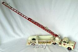 Rare Vintage Louis Marx Fire Truck Hook & Ladder