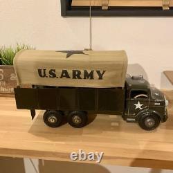 Rare Vintage Marx Tin Toy U. S. Army Toy Truck