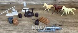 Rin Rin Tin FORT APACHE Marx Playset #3658 Series 1000 1956 Vintage with Box USA