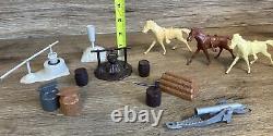 Rin Rin Tin FORT APACHE Marx Playset #3658 Series 1000 1956 Vintage with Box USA
