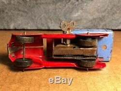 Scarce Vintage Marx Toys Tin Load Car with Pressed Steel Dump Truck Load