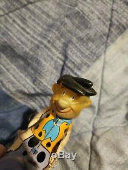 Tin Toy Wind up Fred Flintstone on Dino Marx Vintage 1962 working- Very Nice #2