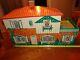 VINTAGE MARX TIN LITHO DOLL HOUSE PLAYSET 2 Story 28 by 12