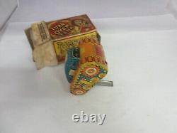 VINTAGE MARX TIN TURN OVER TANK WIND UP TOY With ORIG BOX WORKS 788