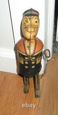 VTG 1930's POPEYE Tin Litho Wind-Up Walking Toy MARX Parrots/Cages Parts Repair