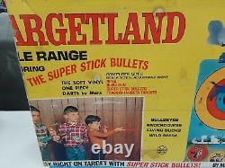 VTG 1968 Marx Targetland Rifle Range Tin Target Shooting Game With Box Shelf I1