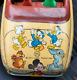 VTG/ANTIQUE TIN MARX DISNEY PARADE ROADSTER 1940s COLLECTOR MICKEY MOUSE-WORKING