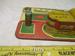 VTG MARX TIN PLATE LITHOGRAPH TRANS-AMERICAN AIRWAYS AIRPORT 5-138-5 Playset