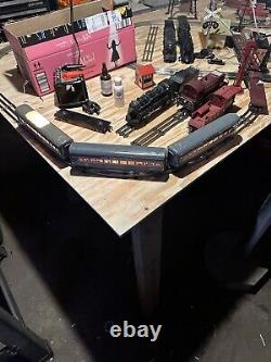 VTG Marx Toys Lot Of 3 Tin Train Cars New York Central # 234 Observation Meteor