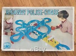 VTG, SEARS, BIG TOY BOX, HIGHWAY POLICE CHASE, 1960s, JAPAN, 57047, SUPER RARE