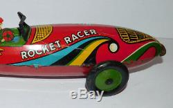 Very Neat Vintage Marx Rocket Racer 16 Long Tin Wind Up Car