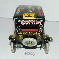 Very Nice Condition Vintage Tin Litho Marx Old Jalopy Wind-up Toy
