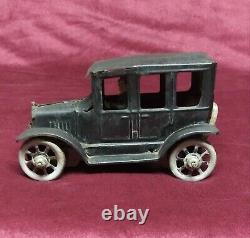 Vintage 1920's Bing Strauss Marx Lithograph Wind Up Tin Model T Car Toy Works