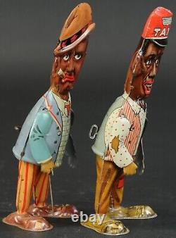 Vintage 1920's Marx Amos N Andy 11 Walkers Fixed Eyes Version with Original Box