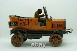Vintage 1930's Amos N Andy Wind Up Car Toy, Marx & Co