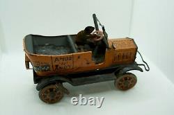 Vintage 1930's Amos N Andy Wind Up Car Toy, Marx & Co