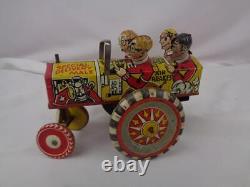 Vintage 1930's Marx Tin Litho Wind-Up Crazy Car Special Delivery Male Works