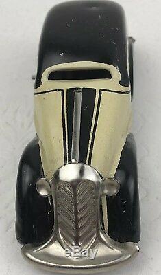 Vintage 1930's Marx Tricky Taxi Tin Litho Toy Car, Early Box, Works, No Key