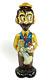 Vintage 1930s MARX Dick Tracy B. O. PLENTY Tin Litho Wind Up Toy Works Great