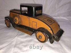 Vintage 1930s Marx Toys Tin Litho Windup Cadillac Coupe Original
