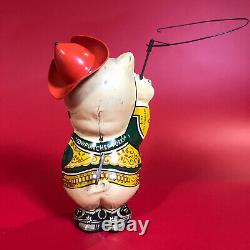 Vintage 1939 Marx Leon Schlesinger Porky Pig Cowpuncher Tin Litho Wind Up Toy