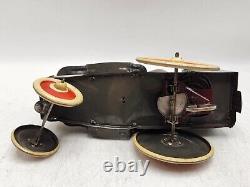 Vintage 1939 Marx Toys Mortimer Snerd Tricky Auto Tin Wind-Up Crazy Car Read