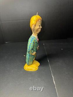 Vintage 1939 RARE MARX TIN WIND UP MORTIMER SNERD TOY CHARLE MCCARTHY FIGURE