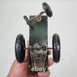 Vintage 1940's Marx Military Jumpin Jeep Tin Wind Up Excellent Condition